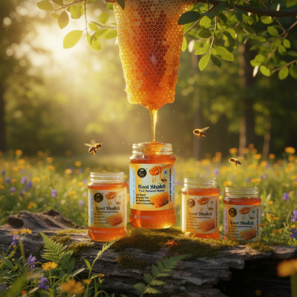 root shakti real organic and pure honey in india