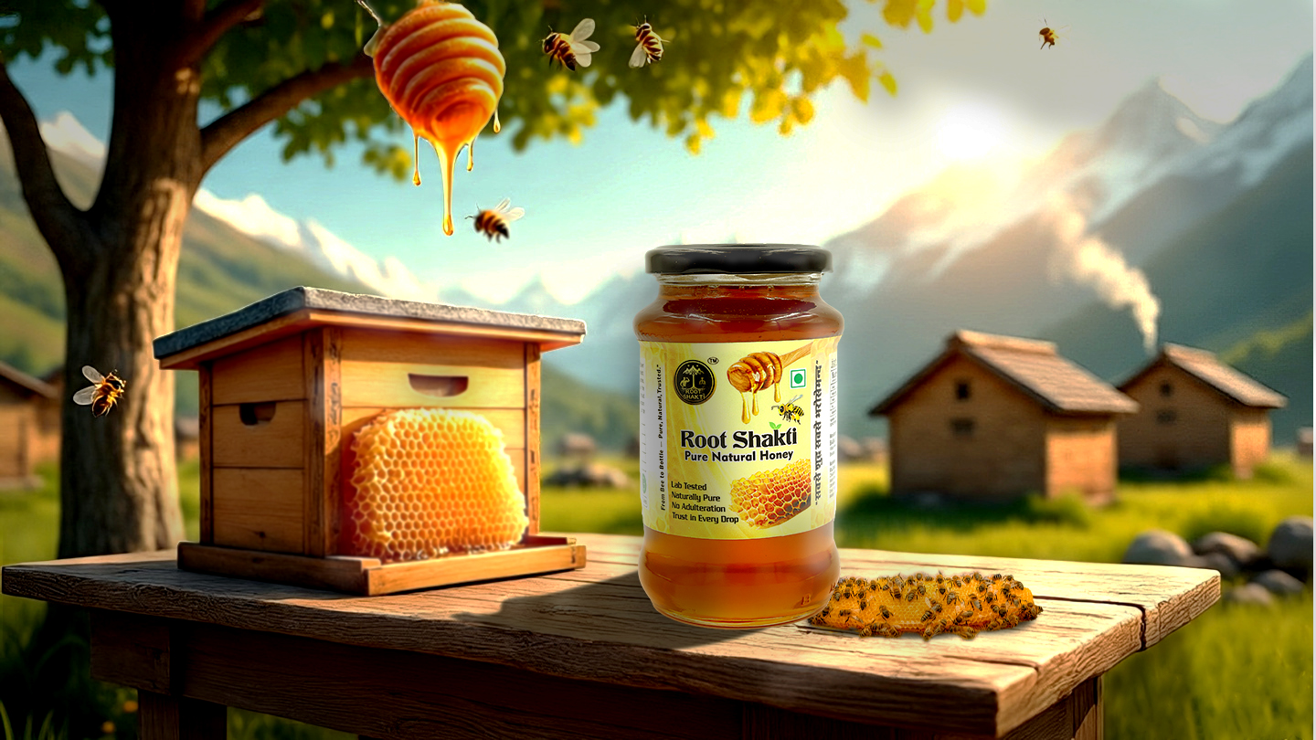 Pure organic wild honey