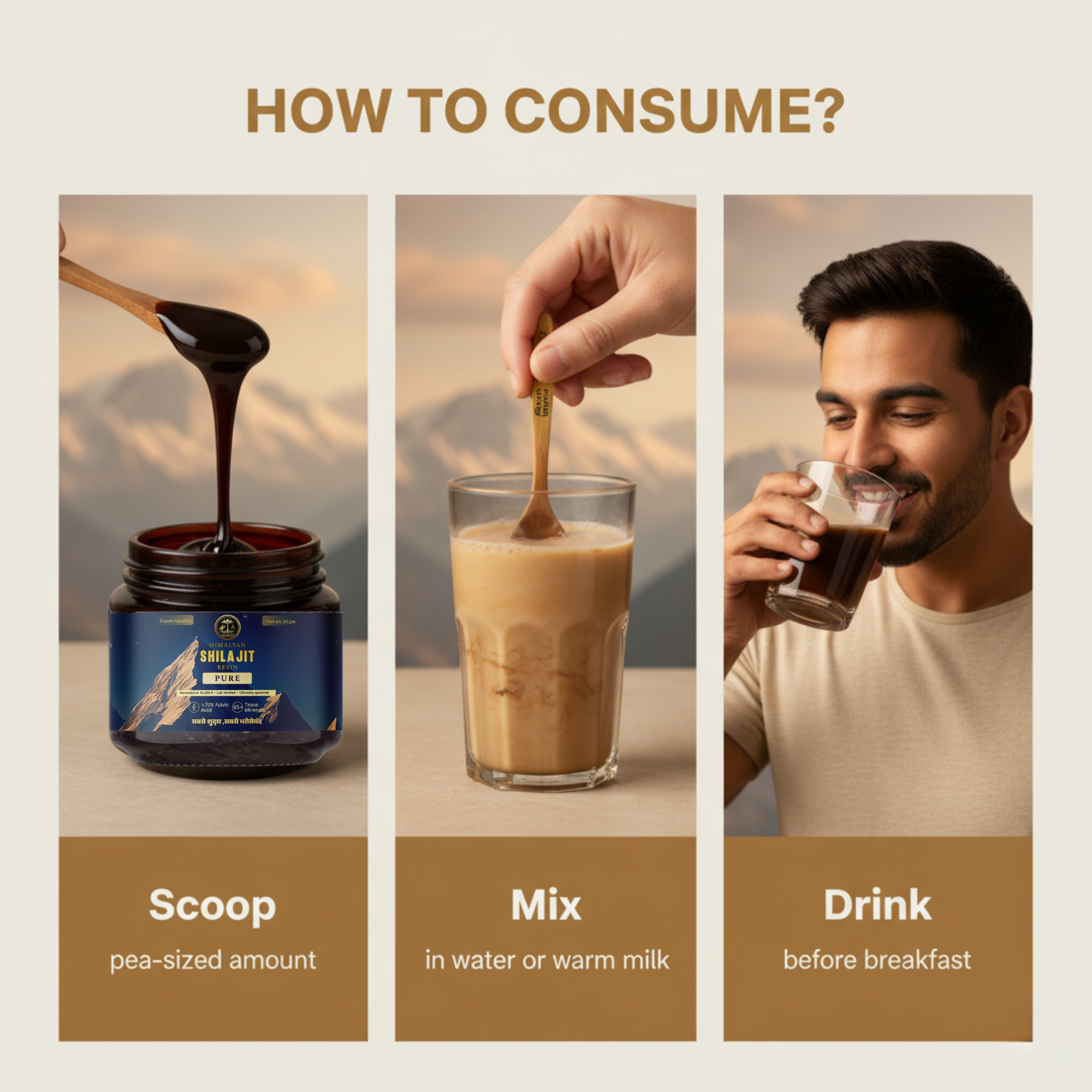 Authentic Himalayan Shilajit by Root Shakti organic– Pure Ayurvedic Resin