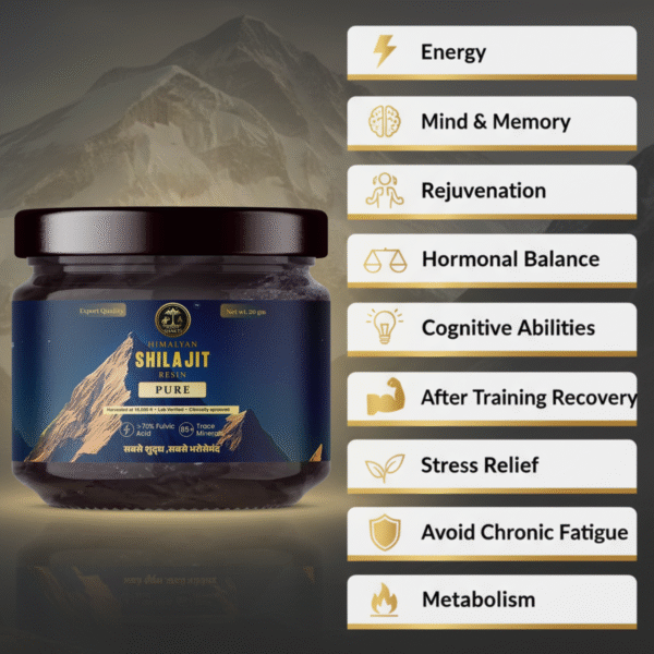 Authentic Himalayan Shilajit by Root Shakti organic– Pure Ayurvedic Resin