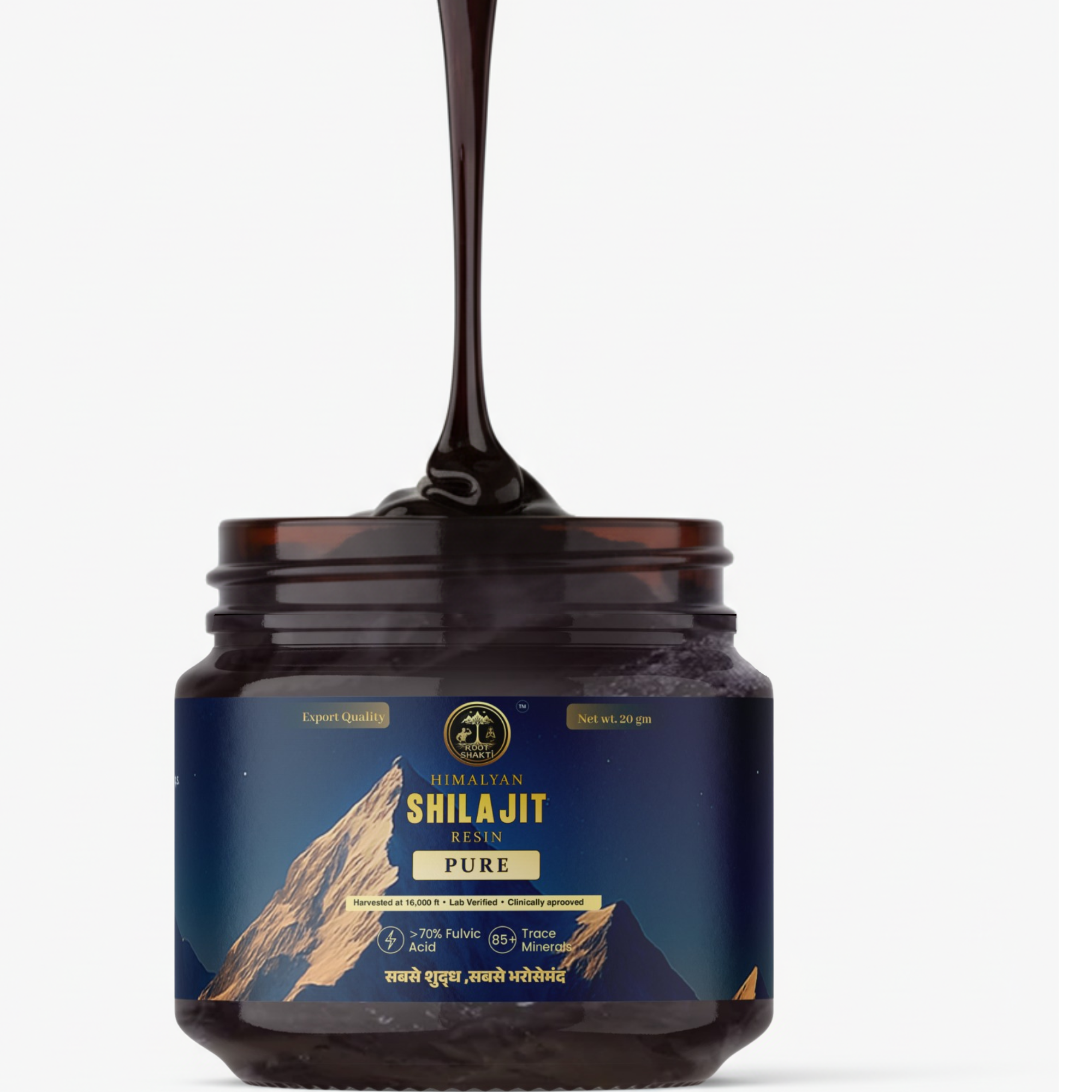 Authentic Himalayan Shilajit by Root Shakti organic– Pure Ayurvedic Resin