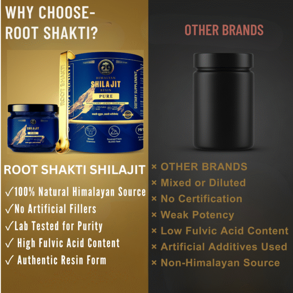 Authentic Himalayan Shilajit by Root Shakti organic– Pure Ayurvedic Resin